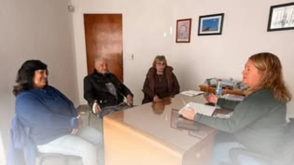 Reunión por gestiones de apoyo al Centro de Jubilados de Alpa Corral
