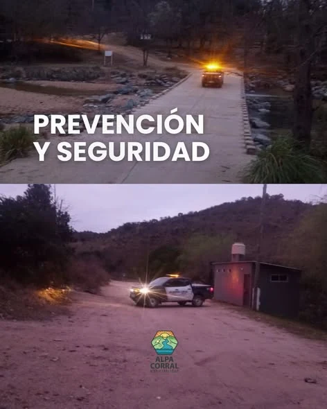 Recorridos preventivos nocturnos de la Guardia Local en Alpa Corral